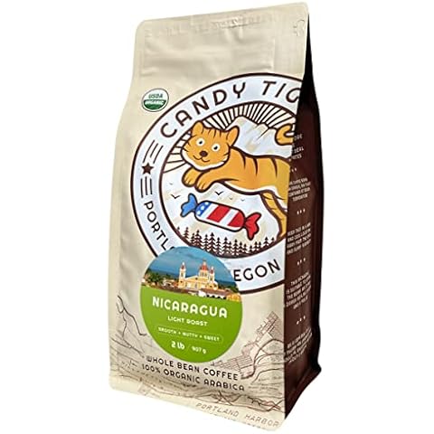 Organic Low Acid Light Roast Nicaraguan Coffee Beans Cover
