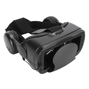 Jectse Virtual Reality VR Headset Conception Réglable Compatibilité Large compatibilité 110 -Grade Angle de Visualisation pour Les Jeux de Film Blue Light Protection VR Glasse Utilisateur de Casque