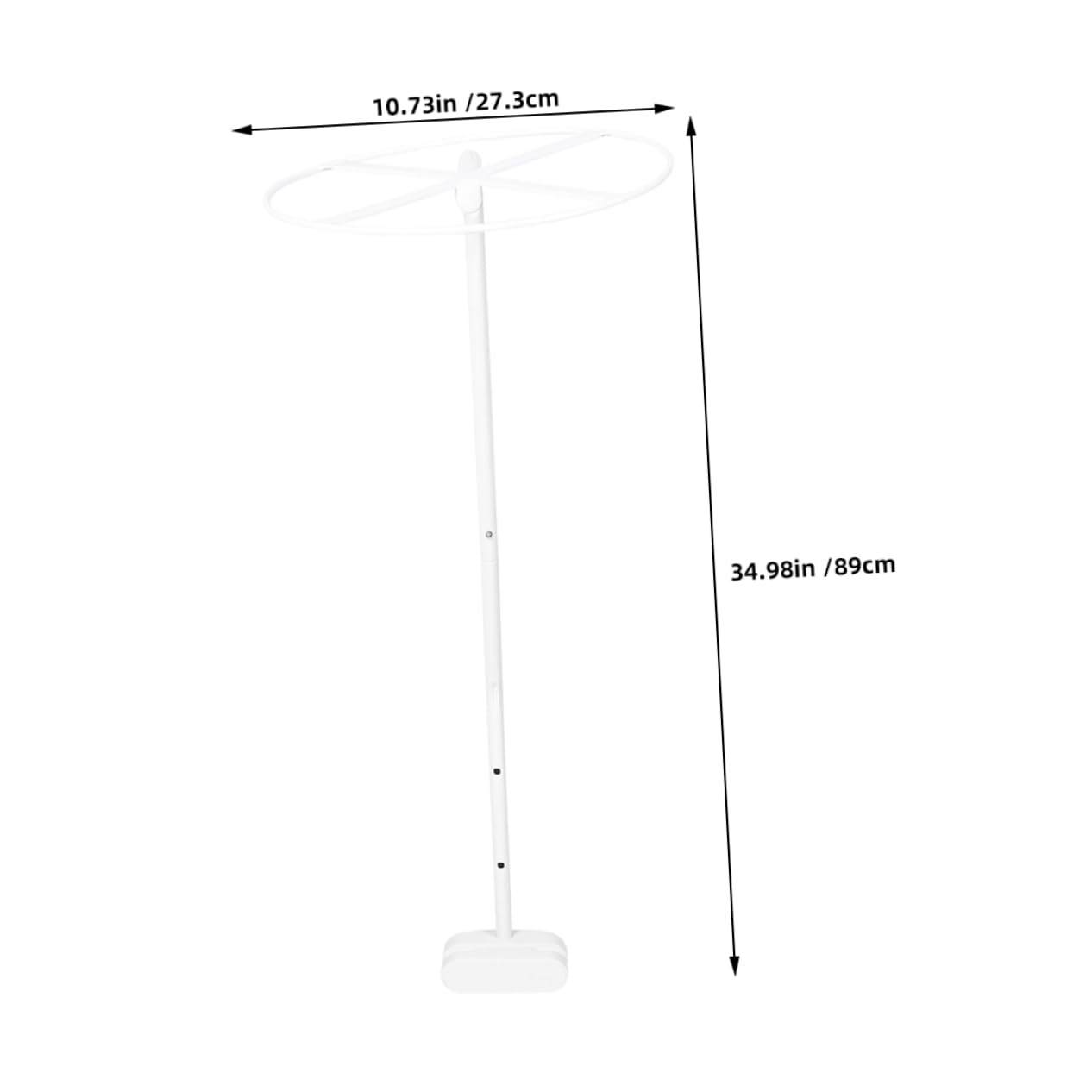 LIFKOME 2 Set Supporti per Baldacchino Culla Acciaio Facile Installazione e Rimozione Telaio per Zanzariera e Decorazione e Resistente per Genitori Indaffarati