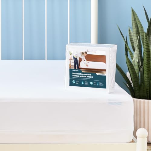 Linenspa Encasement Waterproof Mattress Protector — Zippered...