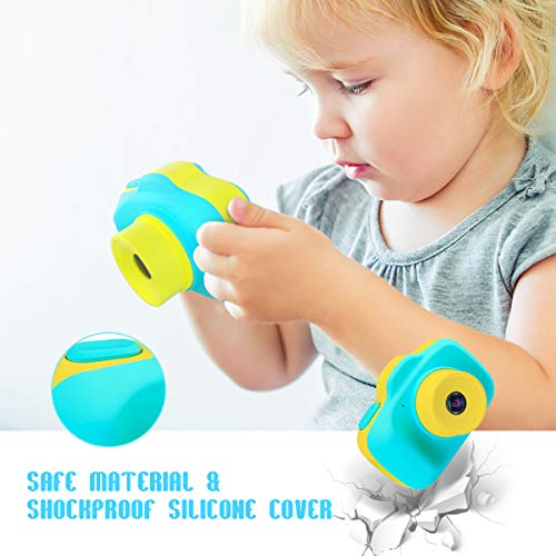Joytrip Kids Digital Cameras for Boys Girls Gifts HD 2.3 Inches Screen 12MP Video Camera for Kids Shockproof Children Selfie Toy Mini Camera Camcorder Child for Boys Age 3-14 (Blue)