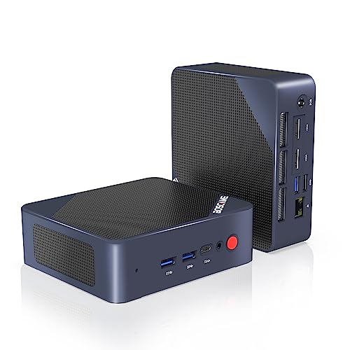 BOSGAME Mini PC Intel 12th N95 (up to 3.4GHz), 8GB DDR4 256GB PCIe SSD Mini Computer W11 Pro, Mini Desktop PC 4K@60Hz Type-C/ 4*USB 3.2/ WiFi 5/ BT4.2
