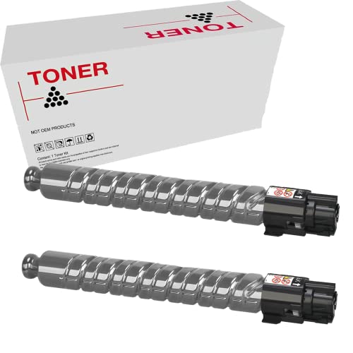 Pack 2 toner compatible Ricoh 842374 Genérico IMC400 de rechange noir pour impression laser