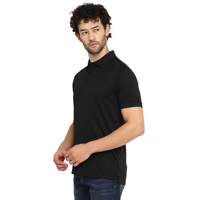 Image of Southern Alps Polo Collar T-Shirt with Moisture Wicking for Men