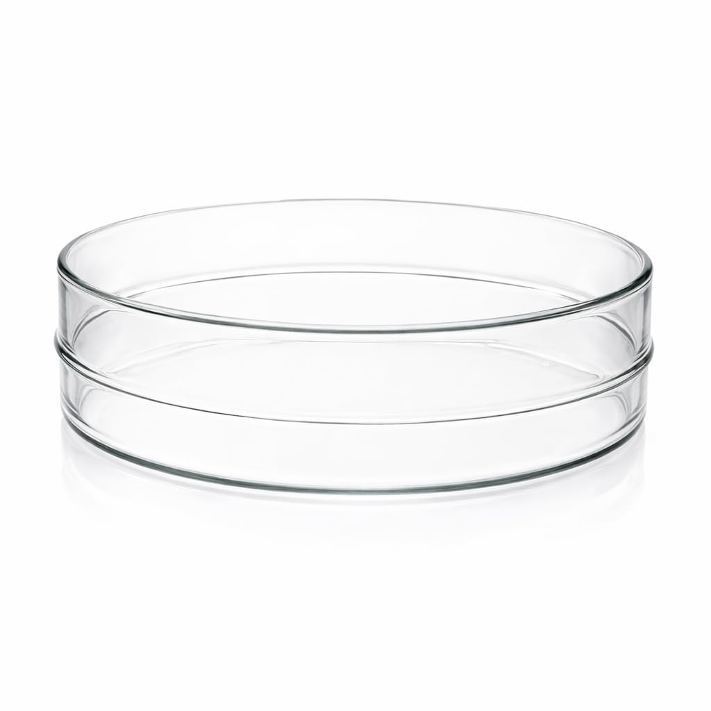 Borosilicate Glass Petri Dish 100 mm | Pack of 6 | Laboratory Culture Dish with Lid | Heat-Resistant, Reusable Petri Plates for Microbiology & Research-image-9