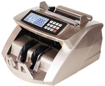 Image of Premium Gold LCD Bank Note Counter with UV /MG /IR /MT /IR Technology Note Counting Machine (Counting Speed - 1000 Notes /min)