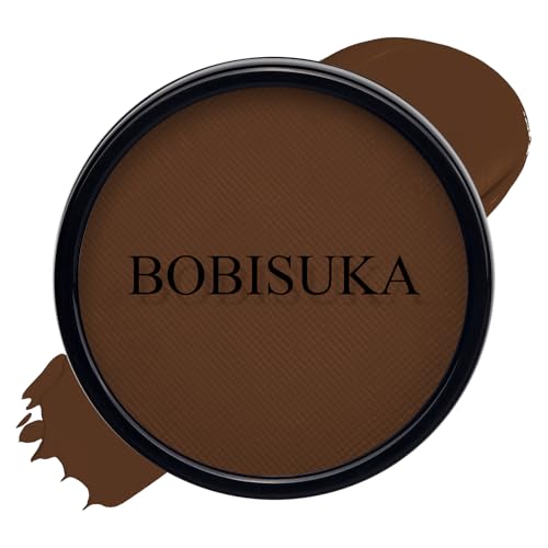 BOBISUKA Brown Face Body Paint Water-Based Halloween Werewolf Face Painting Kit & Body Paints Safe Non-Toxic Facepaints for Camo Wolfman Costume Cosplay Party SFX Makeup Theater & Stage