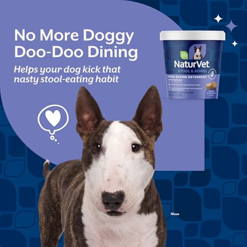 Image of NaturVet Stool Eating Deterrent with Breath Aid for Dogs - 70 Soft Chews