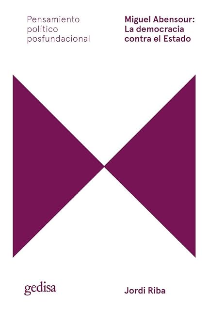 Portada de Miguel Abensour: La democracia contra el Estado