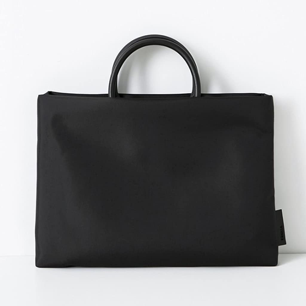 Mappe Schnellhefter Aktenordner Nylon -Dokumenttasche mit Reißverschluss wasserdicht dickerer Kompartiment Starke und langlebige künstliche Lederpaket Sammelmappe (Color : B)