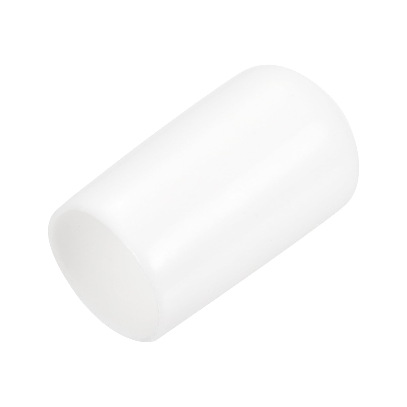 uxcell 20pcs Rubber End Caps 11mm ID Vinyl Round End Cap Cover Screw Thread Protectors White