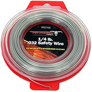 Pit Posse PP2766 Stainless Steel Twist Safety Lock Grip Wire .032 100 FT - Good for Motorcycle/Dirt Bike Grips - Automotive Wire