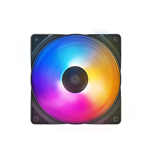 Image of DEEPCOOL MATREXX 55 MESH Mid-Tower EATX Computer Cabinet /Gaming Case - Black | 4mm Tempered Glass| 4 x SSD and 2 x HDD Slot & DEEPCOOL RF120 FS 120 mm Case Fans /Cooler