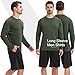 MLYENX 7 Pack Long Sleeve Shirts for Men UPF 50+ UV Sun Protection Quick Dry Moisture Wicking Workout Tee Shirts XL