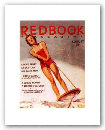 Redbook IV August 1933 by Redbook 10 75x8 Art Print Poster
