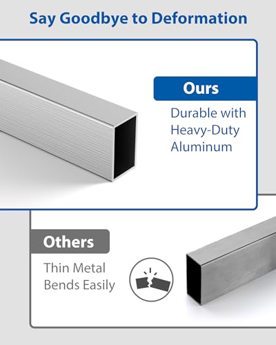 Image of Aluminum Work Plank, 4-7Ft Telescoping Plank, 440Lbs Capacity Extension Boards, Aluminum Scaffolding Planks with Skid-Proof Platform Scaffold Ladder Accessory