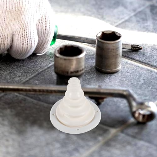 Pasacables de Goma Blanco POPETPOP Cónico Impermeable para Barcos 6