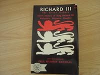Richard III: The Great Debate: More's History of King Richard III / Walpole's Historic Doubts, pb, 1 B000V9P3H0 Book Cover
