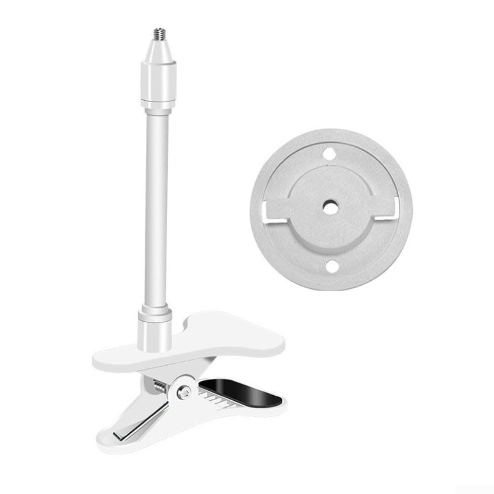 Supports de serrage flexibles pour caméra de sécurité TP-Link pour Tapo C200/C210/C220/C201/C202/C211/C212/C222/C230, support en métal réglable de 18 cm, blanc (18 cm blanc)