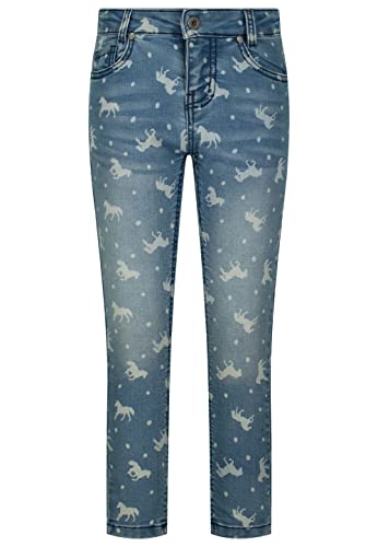 Jeans AOP Horses Fille pour l'école et les sorties au grand air