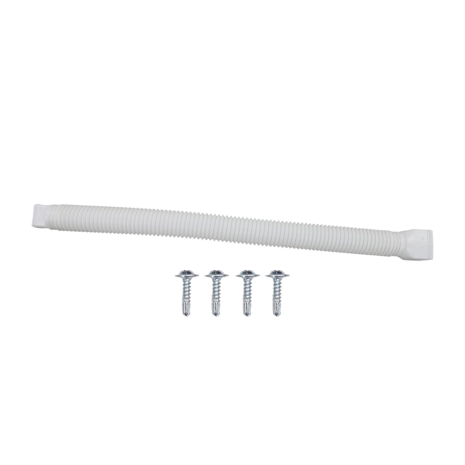 Xvdrfsd White Drain Pipe Downspout Extender Retractable Rain Gutter Drainage Pipe Down Spout Drain Extensions(White)