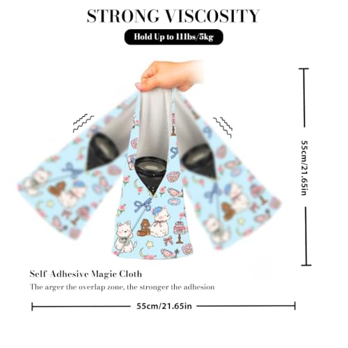 Image of ZORBES Magic Grippy Camera Lens Wrapping Cloth 55x55cm with Non-Slip Waterproof Silicone-Coated Fabric, Fashion Print Multi-Use Organizer Wrap for Tools, Gear, and Accessories