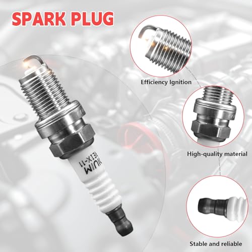 Set of 6 PCS Ignition Spark Plug Wires 671-6197 8113 RC-NX14 & 6 Iridium Spark Plugs Set Compatible with Nissan Frontier Xterra Pathfinder INFINITI QX4 - Image 4
