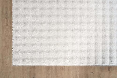 CAMILSON Tapete Moderno Blanco Antideslizante 2x7 miniatura 7