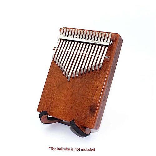 Pruie Suporte de suporte de piano de polegar portátil de madeira para Kalimbas de 10 teclas e 17 tec