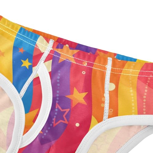 KLL Red Stars Toddler Boys' Soft Briefs Cute Children Undies4