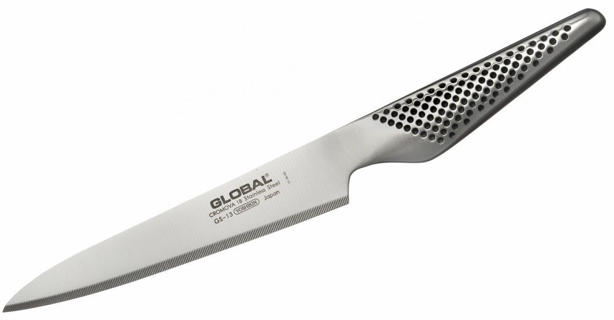 Cuchillo Utilitario Sierra 15 cm Global GS-13