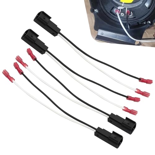 Ferianl 4PCS Car Speaker Wiring Harness Car Front Rear Door Speaker Adapter Connector Adaptor Plug Replacement Parts 72-5600 Compatible with F150 F250 Escape Mustang Lincoln Mercury Mazda