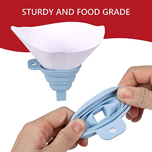 3D Printer Resin Filter Disposable – with Cone Silicone Resin Funnel, Paint Strainer or Resin Strainer kit for uncured Resin Recycling (101) - Thumbnail 4