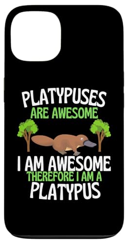 Platypuses Are Awesome 面白くてかわいいカモノ愛好家 スマホケース iPhone 13 用