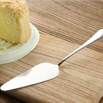Pala plateada de acero inoxidable para tartas, espátula para tartas, servidores de pasteles, cortador de cuchillos, herramientas para hornear de cocina, servidores de bonito diseño