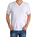 Classic Men's White Short Sleeve Undershirts V Neck T Shirt - Multi & Bulk Wholesale Packs