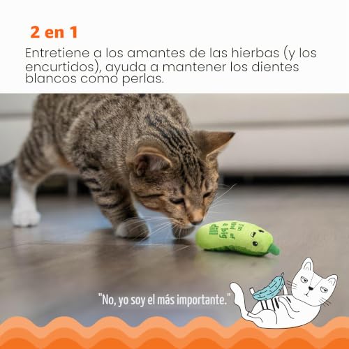 Miniatura 3 de Petstages Juguete Dental Crujiente Para Gatos Con Hierba Gatera
