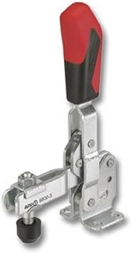 AMF 90027 Vertical acting toggle clamp "6800", Size 2, silver/red