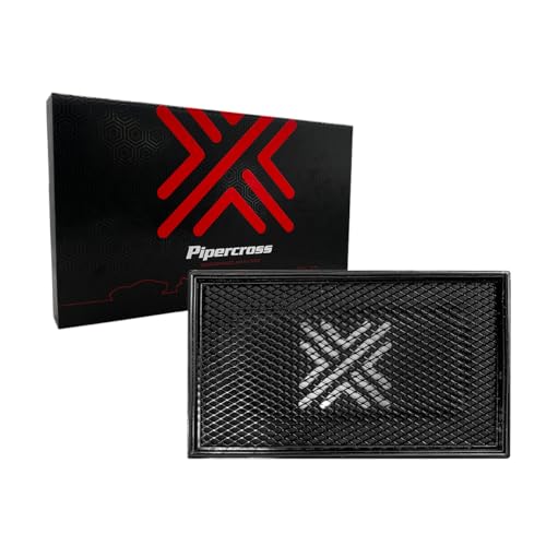 Pipercross Rechteckiger Performance-Panelfilter PP1895, hohe Filtrationseffizienz, verbessert die Kraftstoffleistung, und wiederverwendbar, kompatibel mit Audi Cupra Seat Skoda