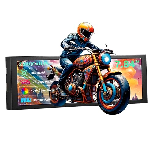 ZHAOCAILIN 7.84 Inch HD Mini Monitor 1280x400...