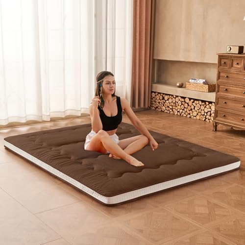 Dr.Futon Japanese Floor Futon Mattress Extra Thick Folding Roll Up