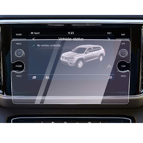 Verre trempé 8 pouces anti-rayures pour écran GPS VW Golf 2018-2021