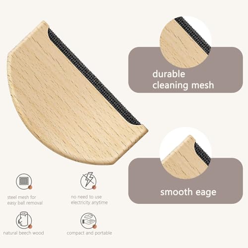 3 Stück Pilling kamm Kaschmirkamm Fusselkamm Cashmere kamm Wollbürste Wollfusselentferner, Kamm aus Wolle Clothes Lint Remover Für Wolle Kaschmir Und Weitere Stoffe, Kleidung, Matratzen