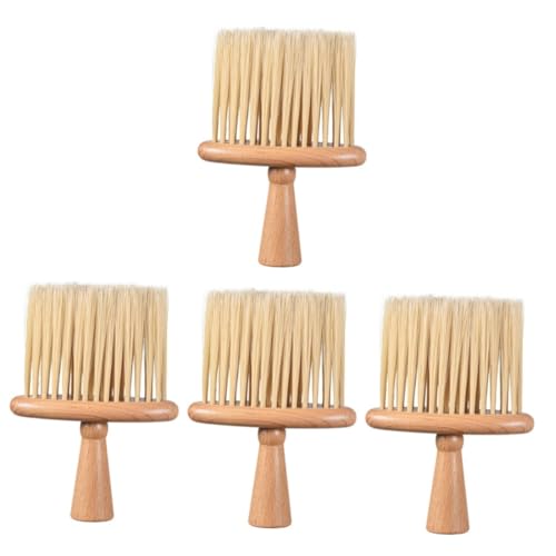 OSALADI 4pcs Crevice Dust Brush Computer Keyboards Laptop Cleaner Home Clean Accessory Practical Brush Computer Keyboard Brush Corner Dusting Brush Durable Brush Wooden Sweep Household