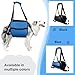 LAROTSUBA Dog Mobility Aids,Dog Walking Aid,Dog Lift Harness with Handle,Front,Rear or Full-Body for Elderly Dogs,Joint Injuries,Disabled Dogs Blue XL
