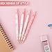 TIESOME Cute Mechanical Pencil Set Include 4 Pcs 0.5mm Kawaii Mechanical and 100 Pcs Replacement Pencil Refills, Kawaii Stationary Cute School Supplies Pencils for Writing Drawing Sketching Drafting