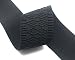 iCraft 2-Inch Wide Jacquard Elastic Band By 2Yard, Waistband Elastic, Ethnic Pattern Black Elastic Trim, Stretchy Elastic Ribbon (2 inch)