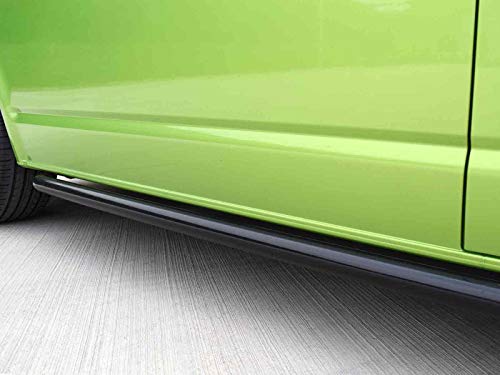 Van Demon Sportline Style Black Steel Side Bars Step Rails for VW Transporter T5 (03-15) [SWB]