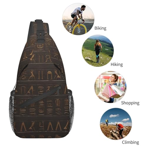 Morrales de hombre y mujer tipo sling negro urbano miniatura 5