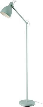 EGLO Priddy 1-Light Floor Lamp - Green Finish - Green Metal Shade